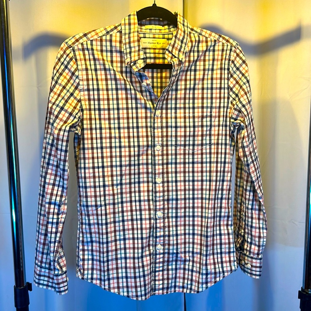 Men’s extra small slim Hawker Rye dress shirt
